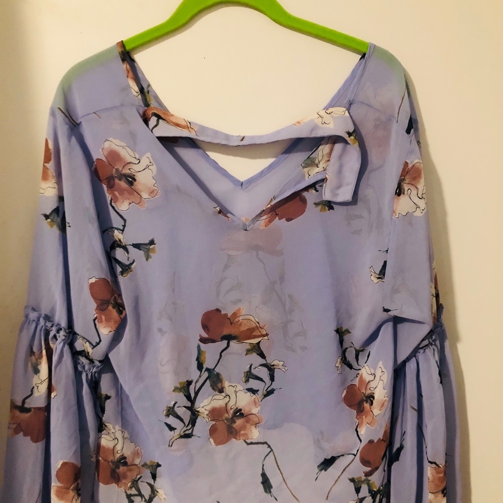 beautiful baby blue blouse